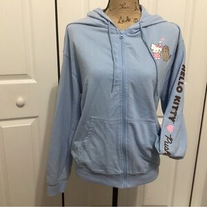 Hello Kitty Blue Zip-Up Hoodie